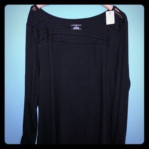 Lane Bryant Black Lightweight Sweater 22/24 NWT